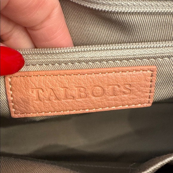 Nearly New! Talbots Pink Leather Bag - Picture 9 of 14
